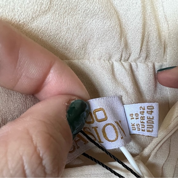 NWT Boohoo Occasions Pleated Wrap Maxi Dress - Picture 5 of 5